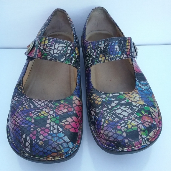 Alegria Colorful Women's Mary Jane Shoes 41 - Picture 2 of 6